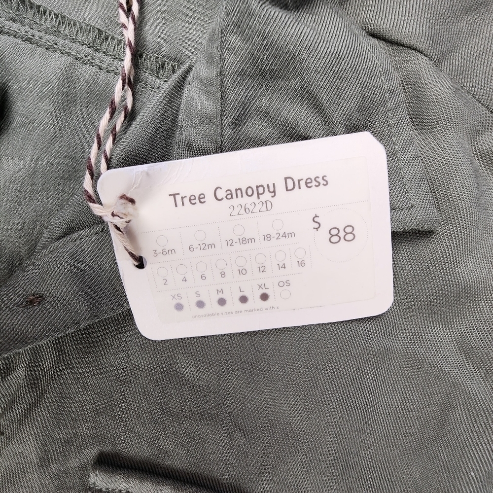 Matilda Jane NWT Green Tree Canopy Dress Size Medium - Picture 4 of 10